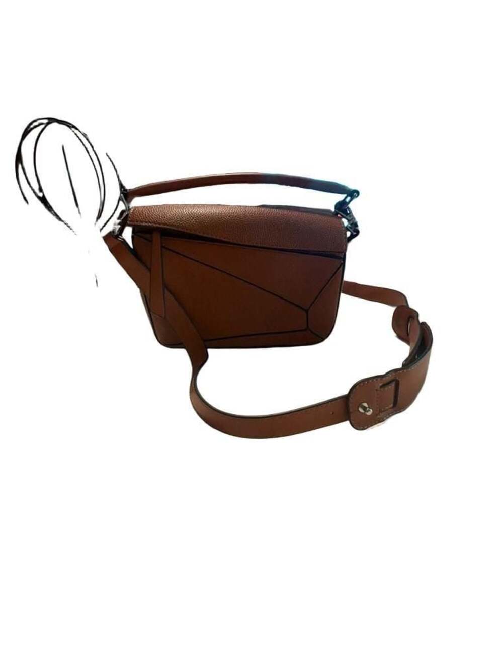 Puzzle Bag in Brown Grained Calfskin. Not Loewe. - Picture 3 of 7